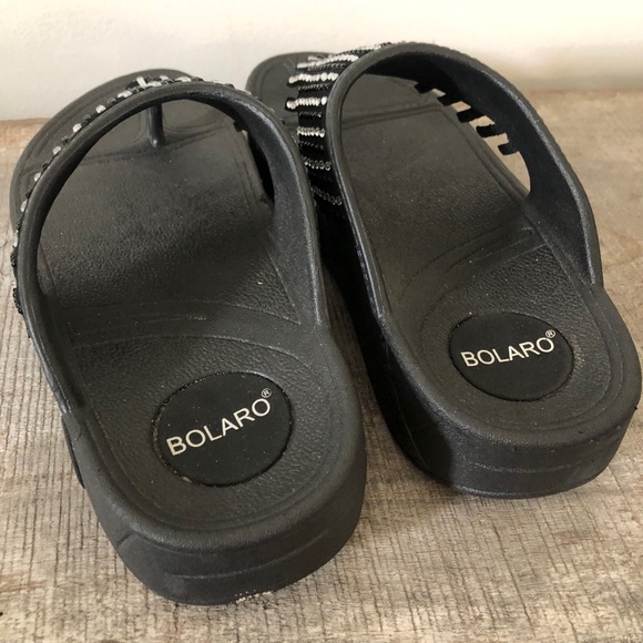 Bolaro Rhinestone rubber sandals - Picture 5 of 7